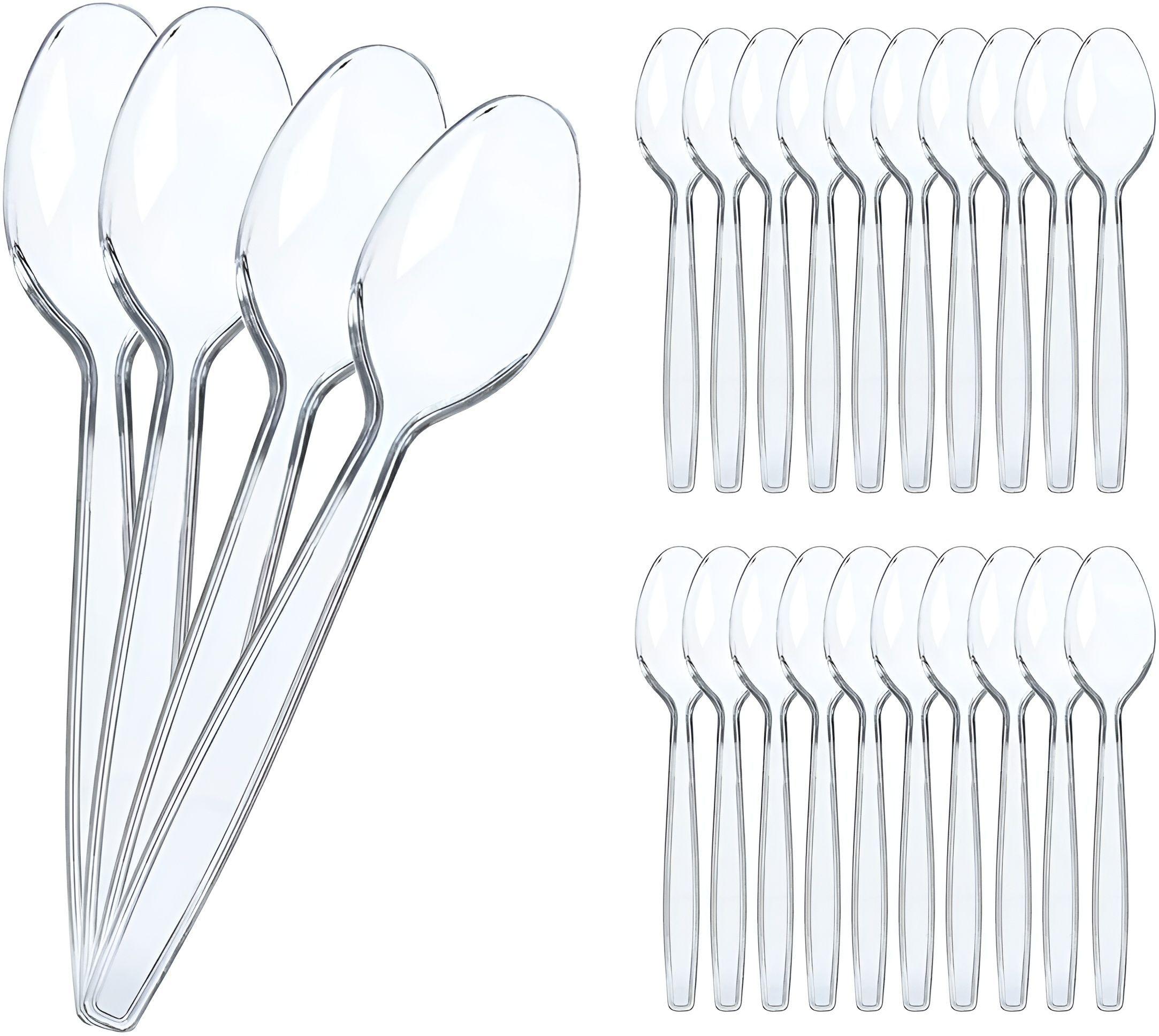 Pack X50 Vasos Postres + 50 Cucharas Postres Desechables-5