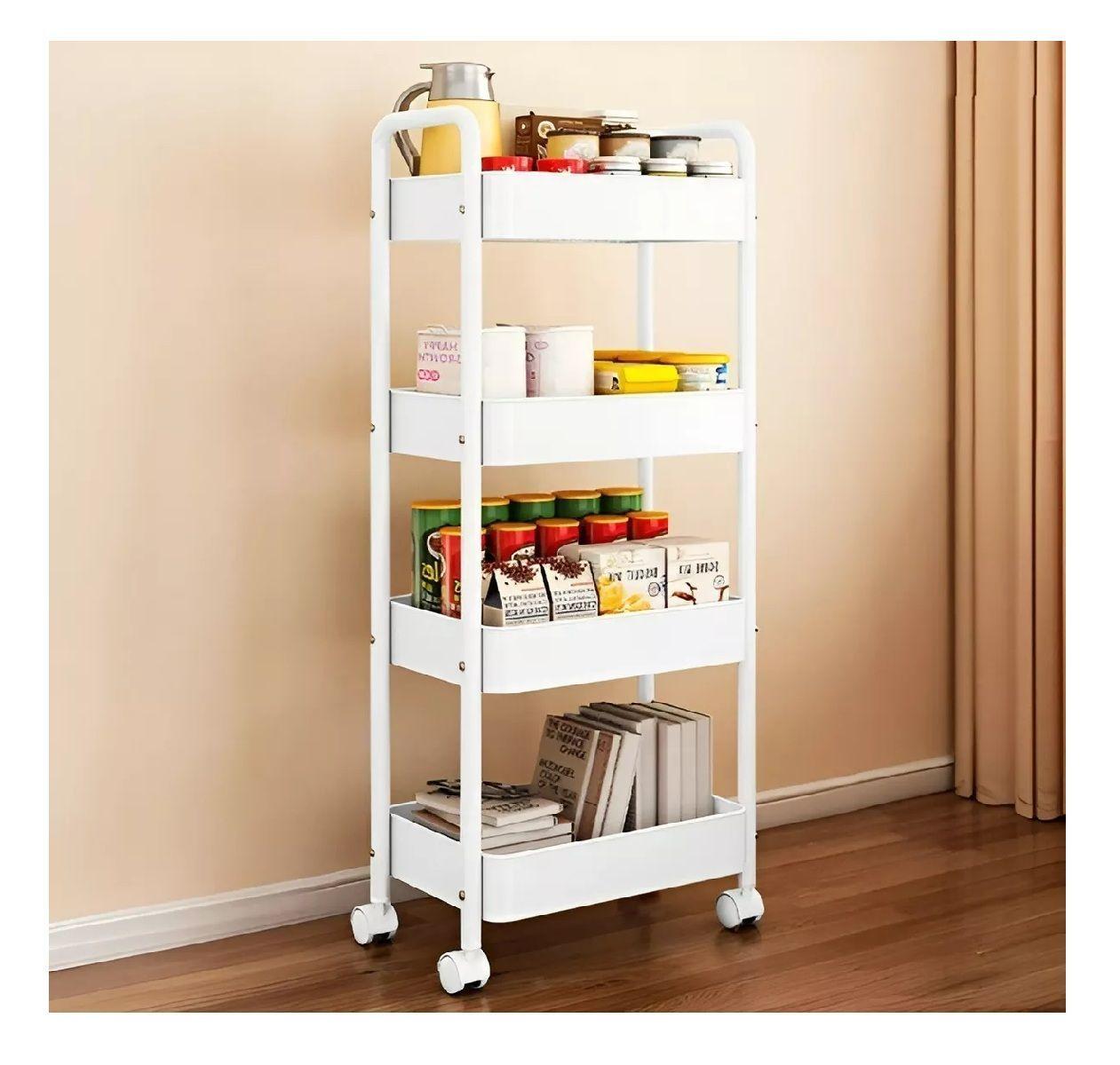Carrito Organizador Metalico Organizador Para Cocina 4 Nivel-6