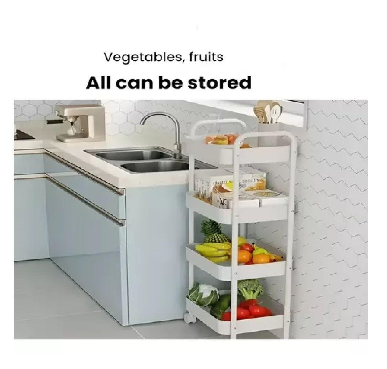 Carrito Organizador Metalico Organizador Para Cocina 4 Nivel-7