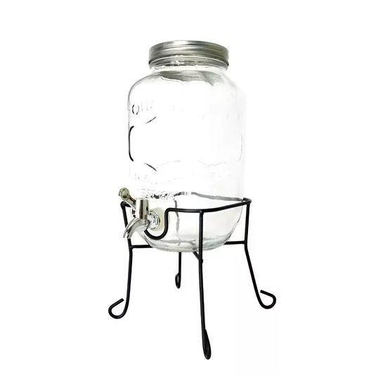 Dispensador De Jugo Con Atril Dispensadores Bebidas Tarro 4l-6
