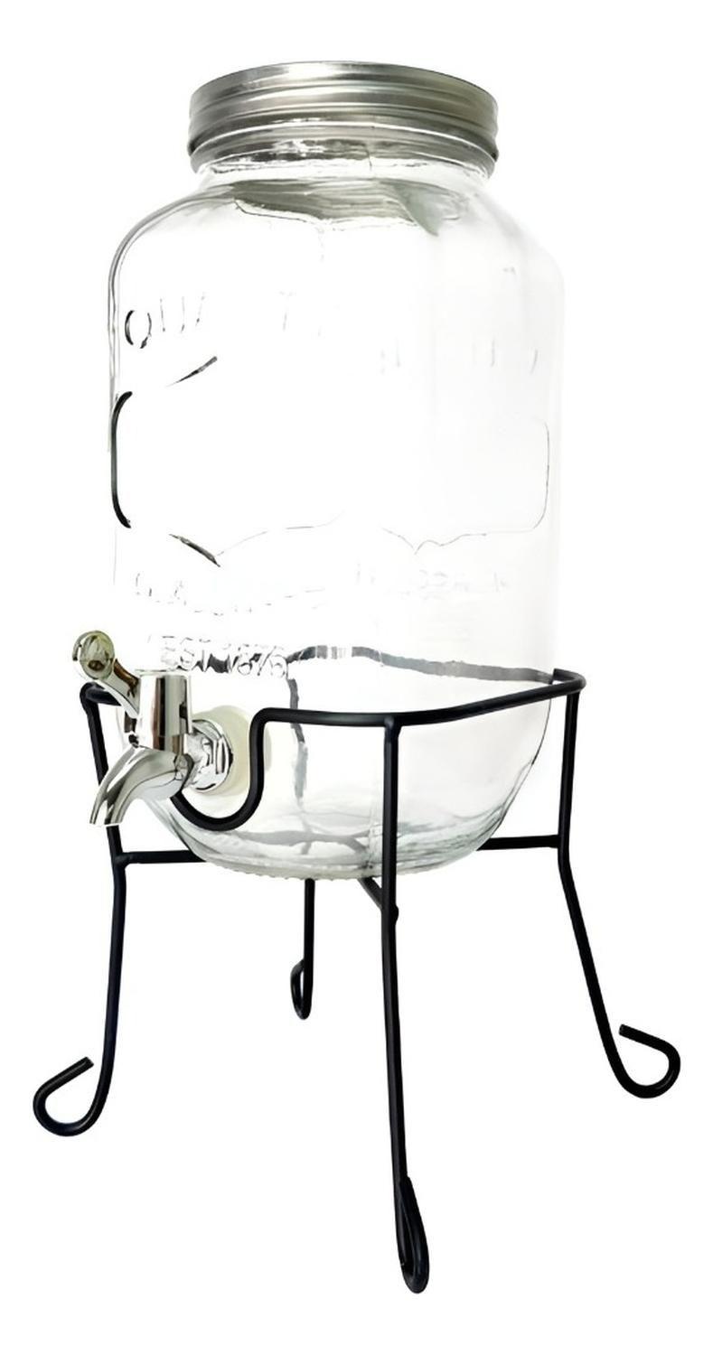 Dispensador De Jugo Con Atril Dispensadores Bebidas Tarro 4l-7