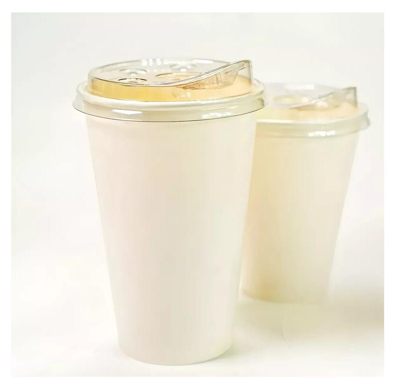 100 Vasos Polipapel Vasos Plasticos Desechables C/tapa 20 Oz-4