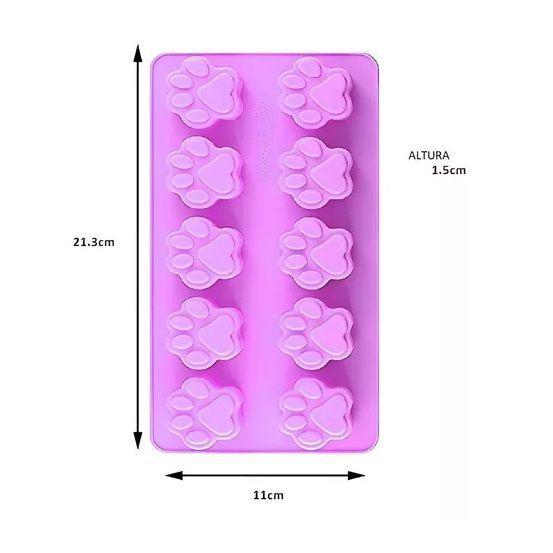 Pack X4 Moldes De Chocolate Moldes Silicona Patitas Patas-3