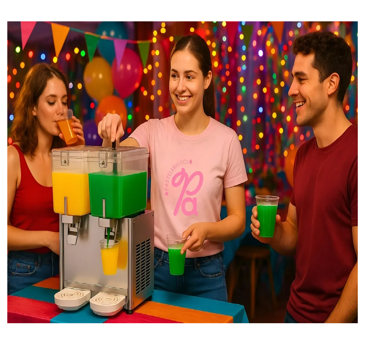 Dispensadores Bebidas Doble Dispensador Agua Electrico 18l-7