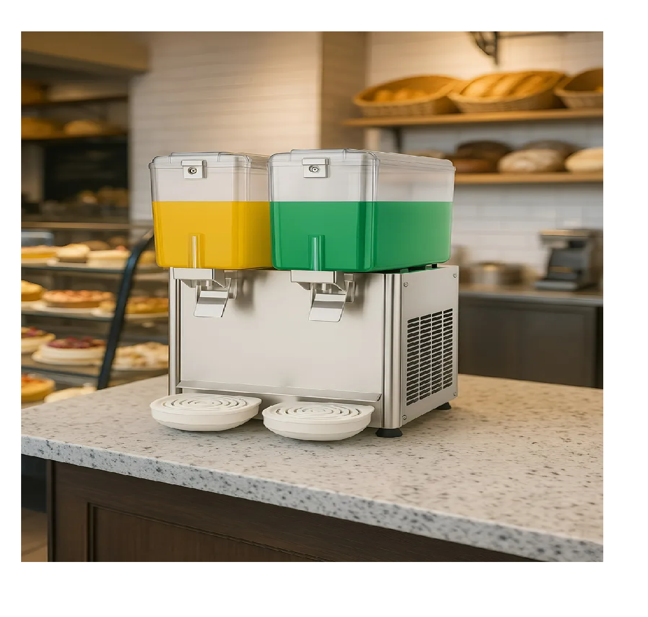 Dispensadores Bebidas Doble Dispensador Agua Electrico 18l Dispensador De Bebidas Comerciales Doble-4