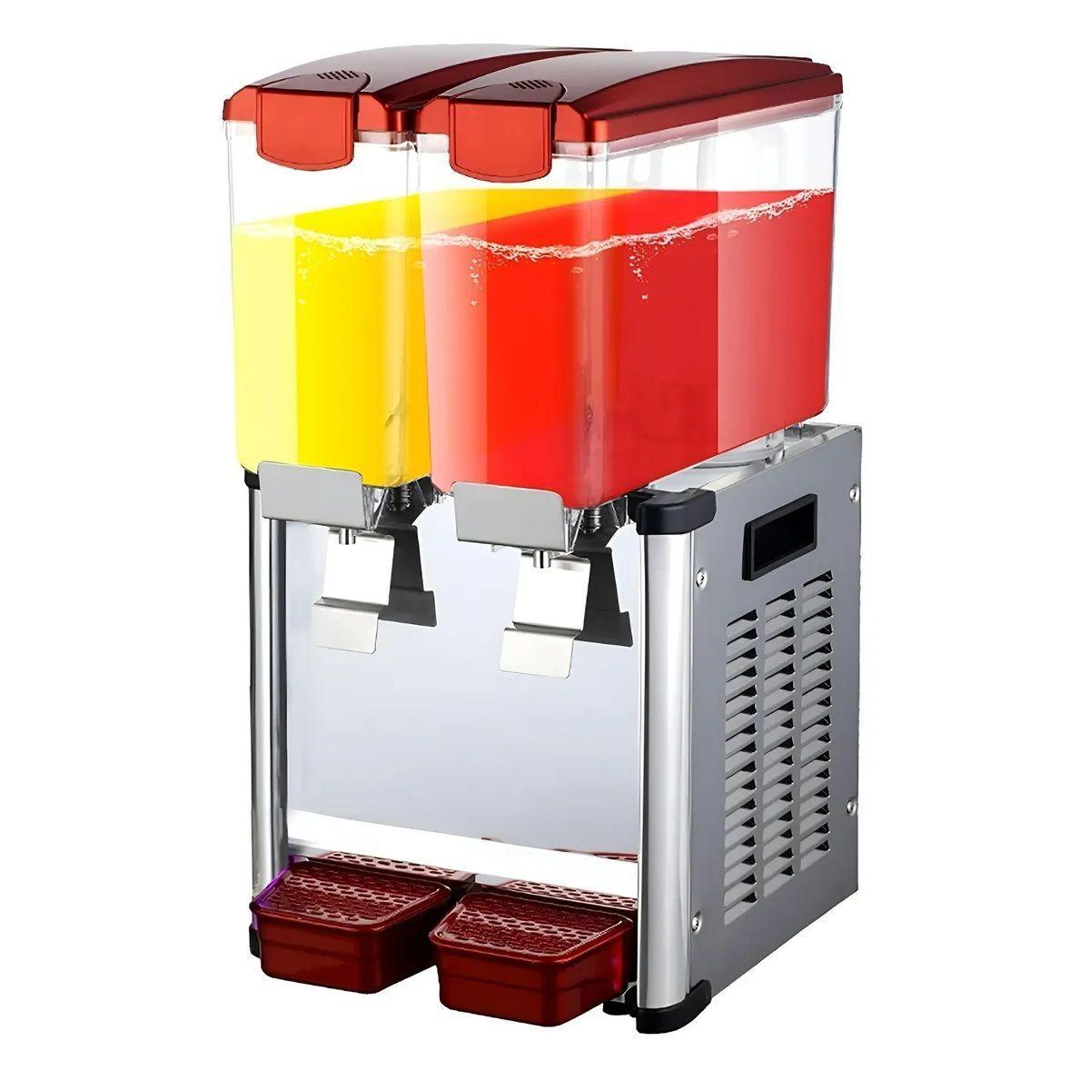 Dispensadores Bebidas Doble Dispensador Agua Electrico 18l Dispensador De Bebidas Comerciales Doble-0