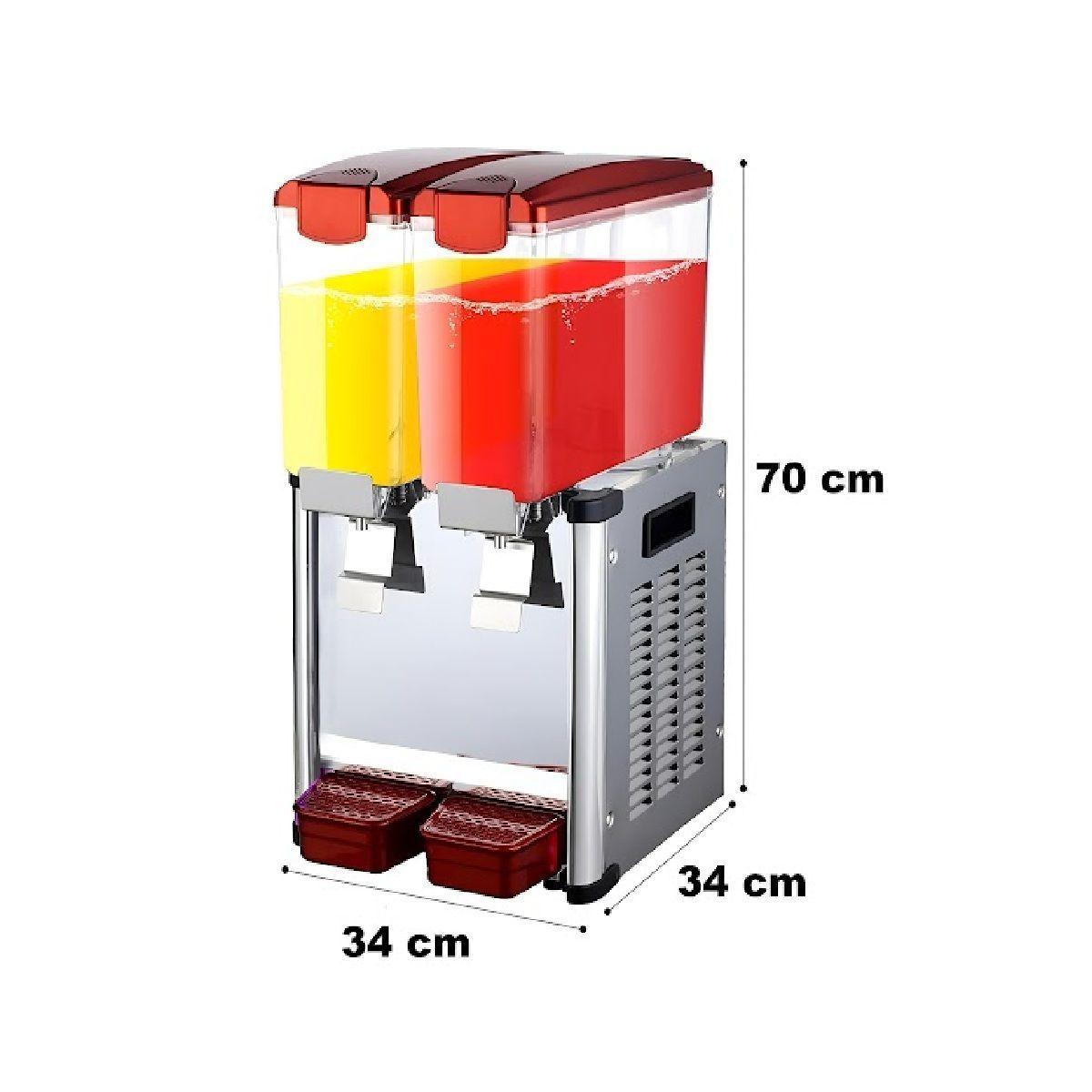 Dispensadores Bebidas Doble Dispensador Agua Electrico 18l Dispensador De Bebidas Comerciales Doble-2