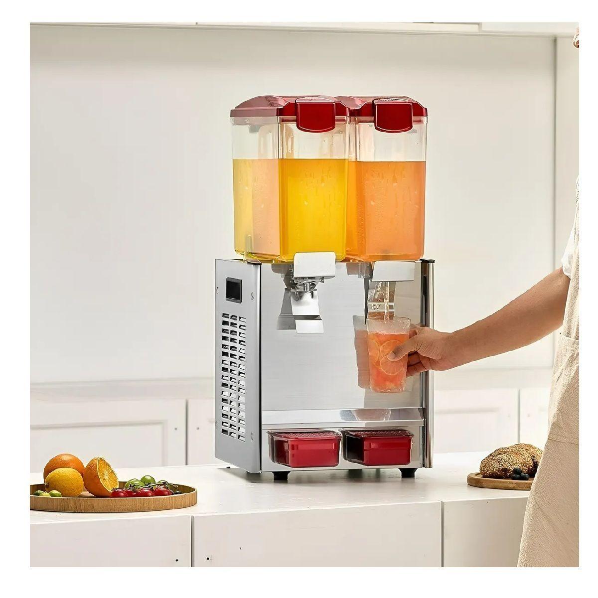 Dispensadores Bebidas Doble Dispensador Agua Electrico 18l Dispensador De Bebidas Comerciales Doble-7