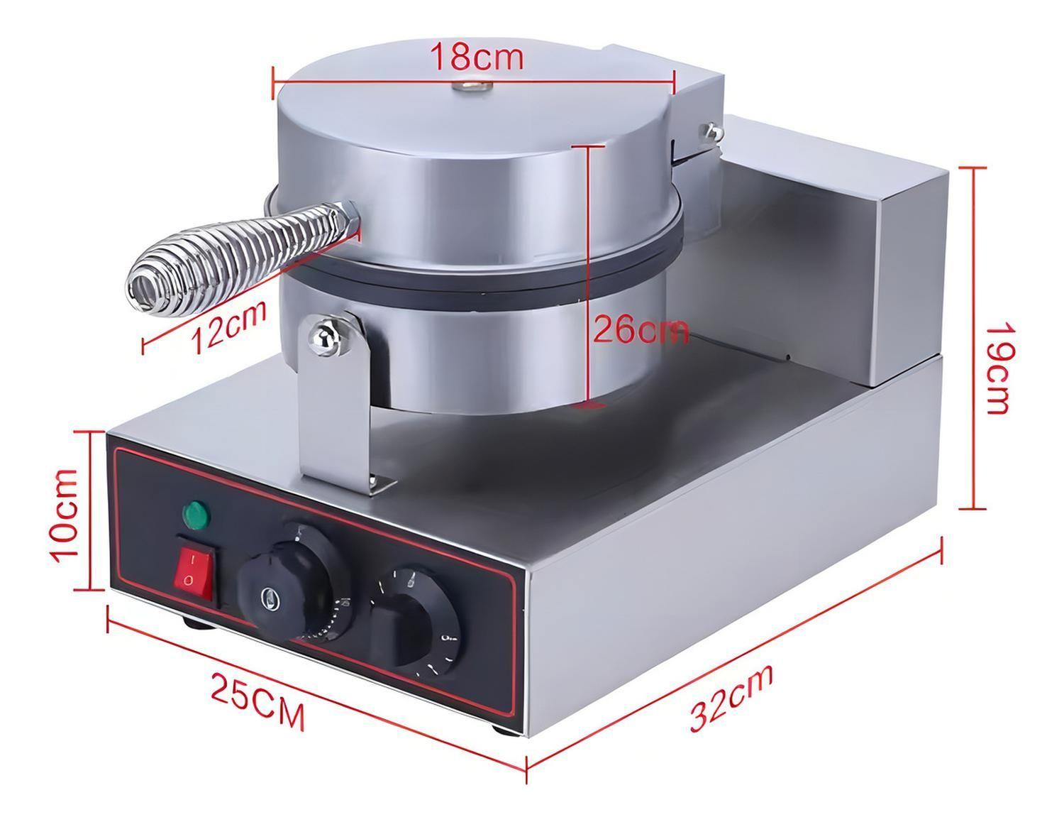 Maquina Waffles Industrial Wafflera Trebol Forma Corazon 5cav-2