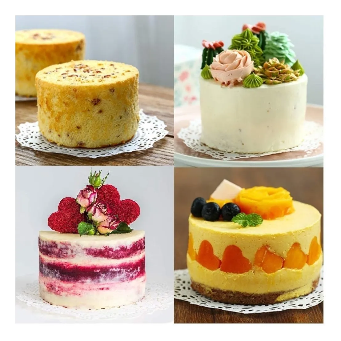 X2 Moldes De Aluminio Para Tortas Molde Desmontable 20cmx8cm-6