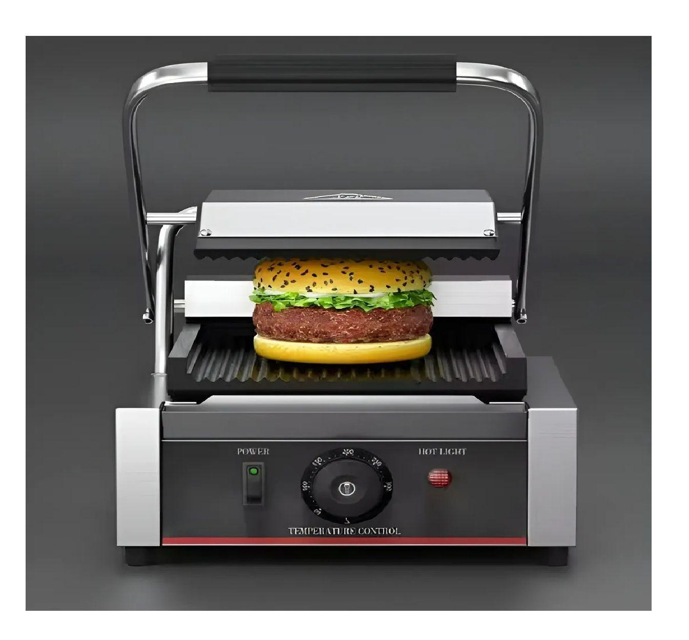 Panini Sandwichera Tostadora Sandwichera Panini Grill 1800w-3