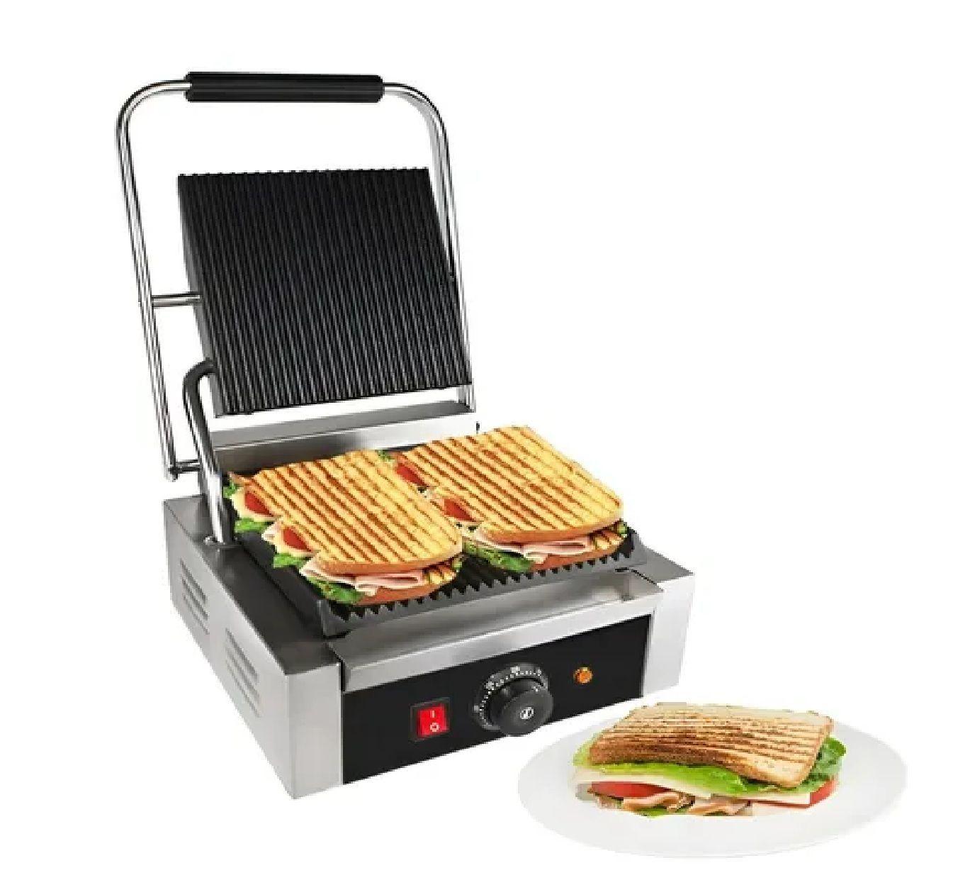 Panini Sandwichera Tostadora Sandwichera Panini Grill 1800w-6