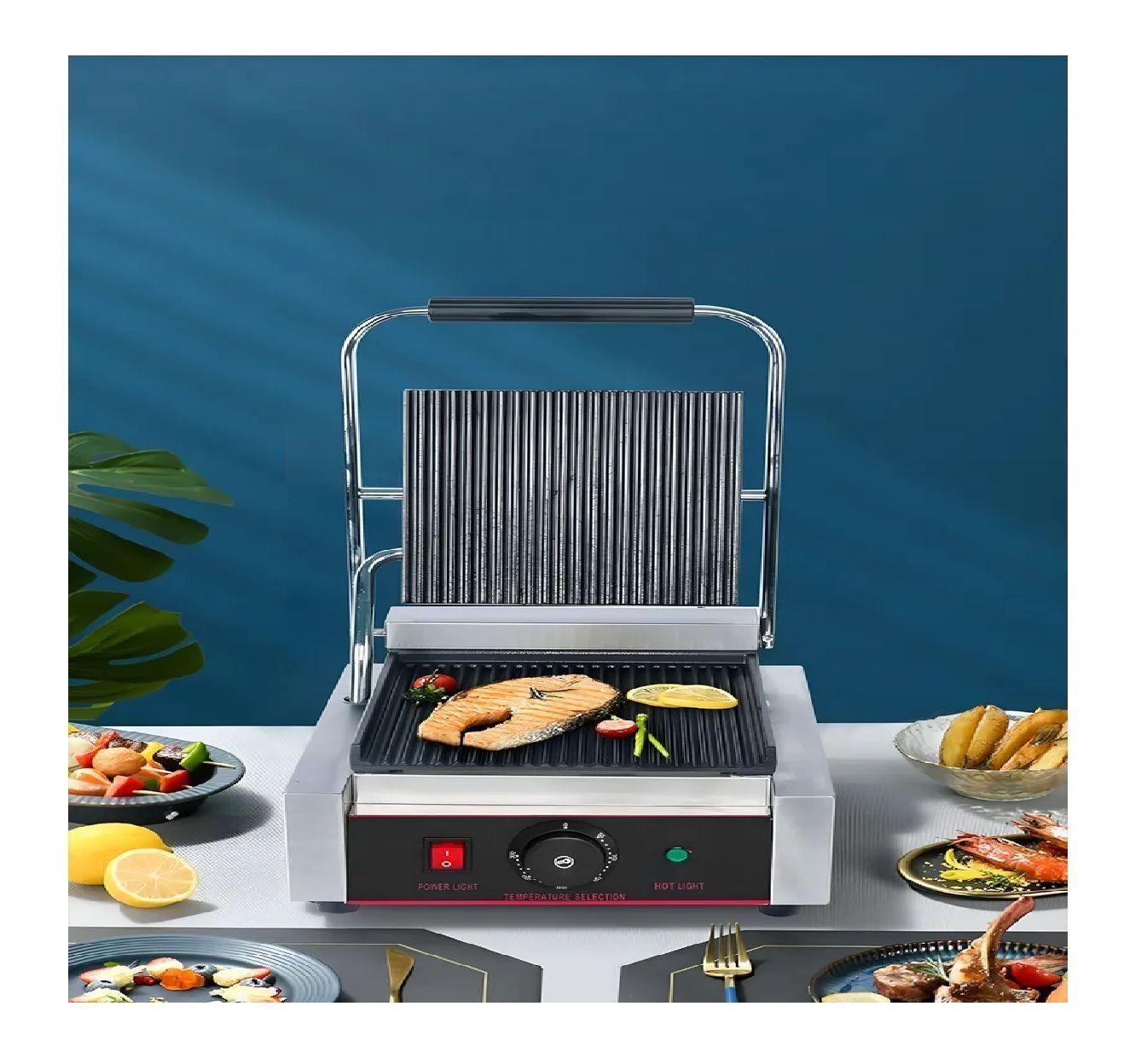 Panini Sandwichera Tostadora Sandwichera Panini Grill 1800w-7