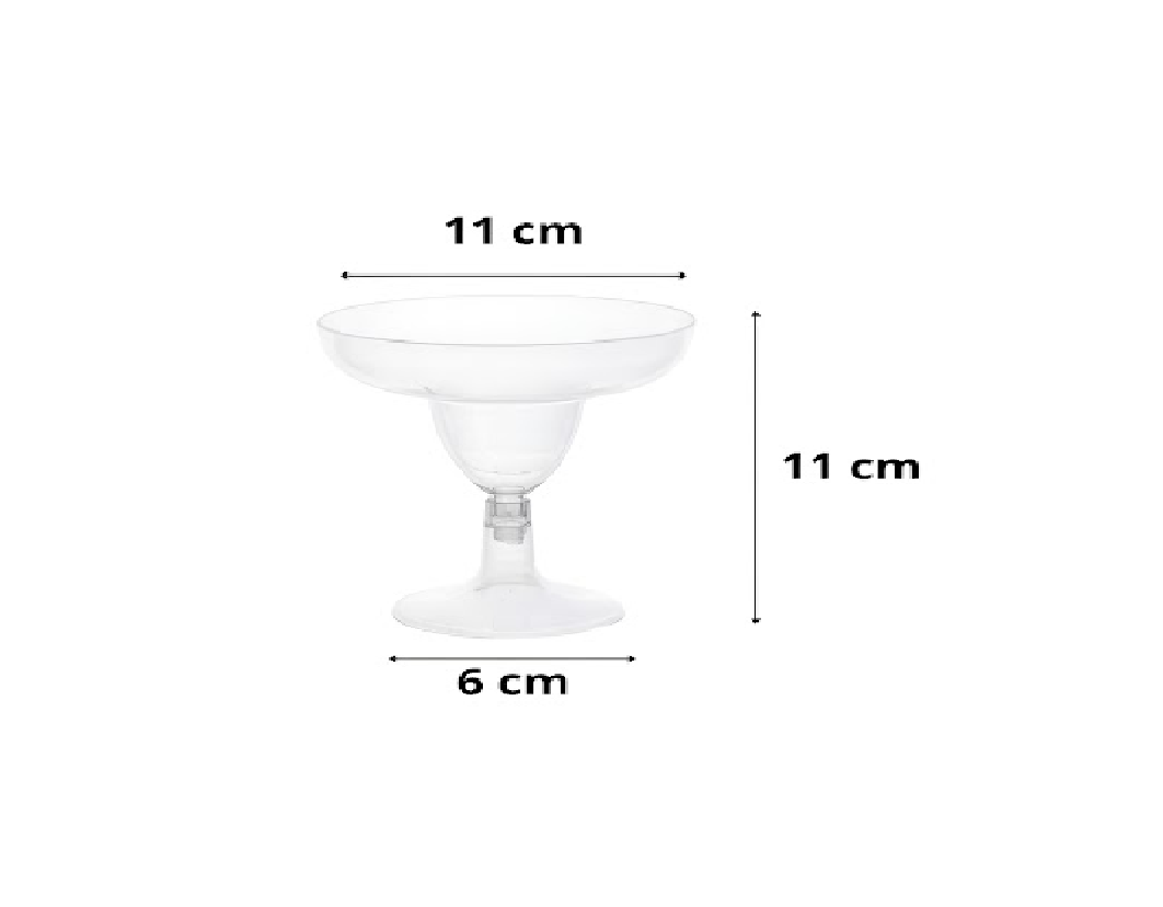 20 Copas De Margarita Copa Acrilico Copa Plastico Copa De Plastico Copas Margarita Coctel 8oz/240ml-2