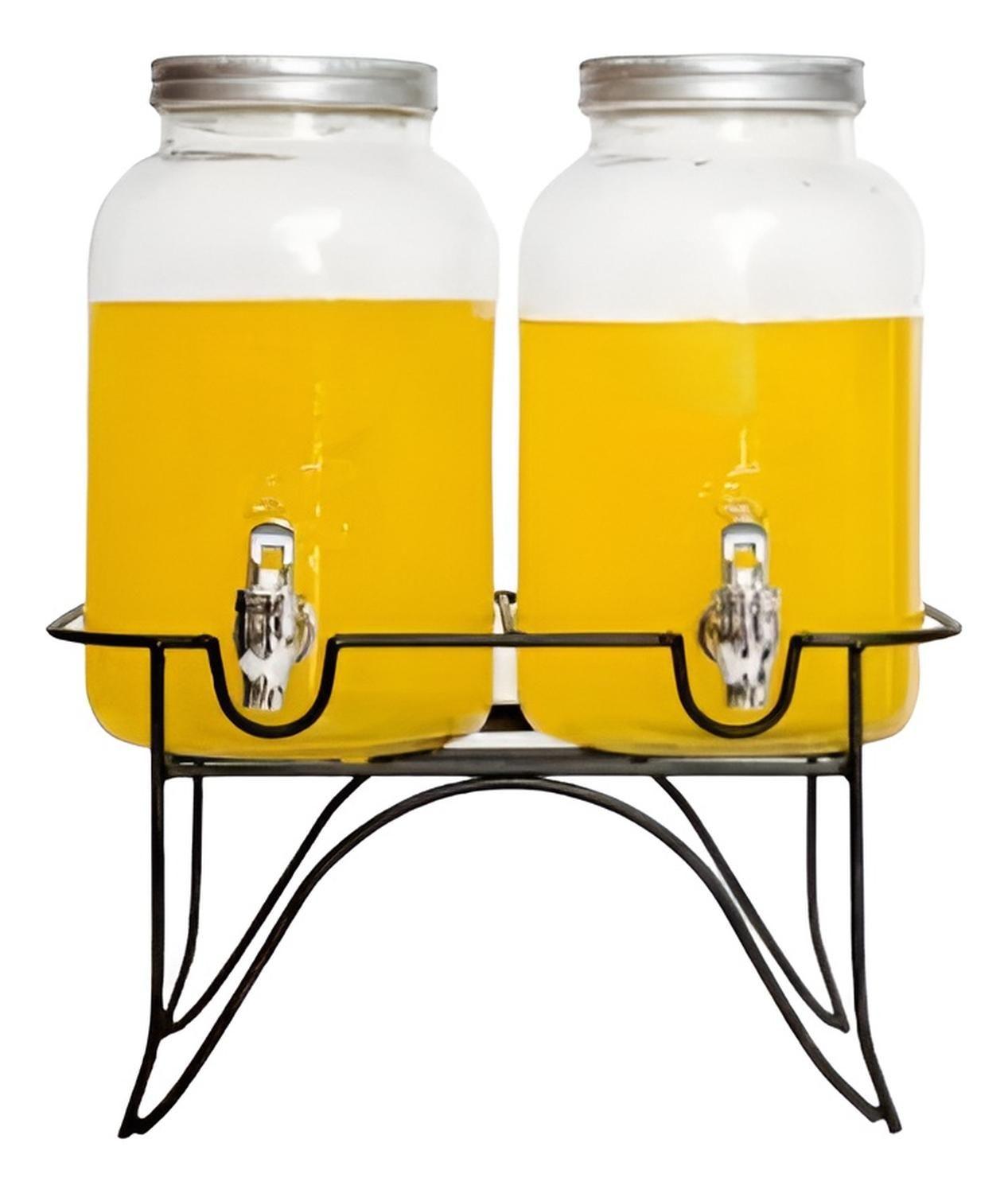Dispensador De Bebidas Dispensadores Jugo Atril Doble 5l-3