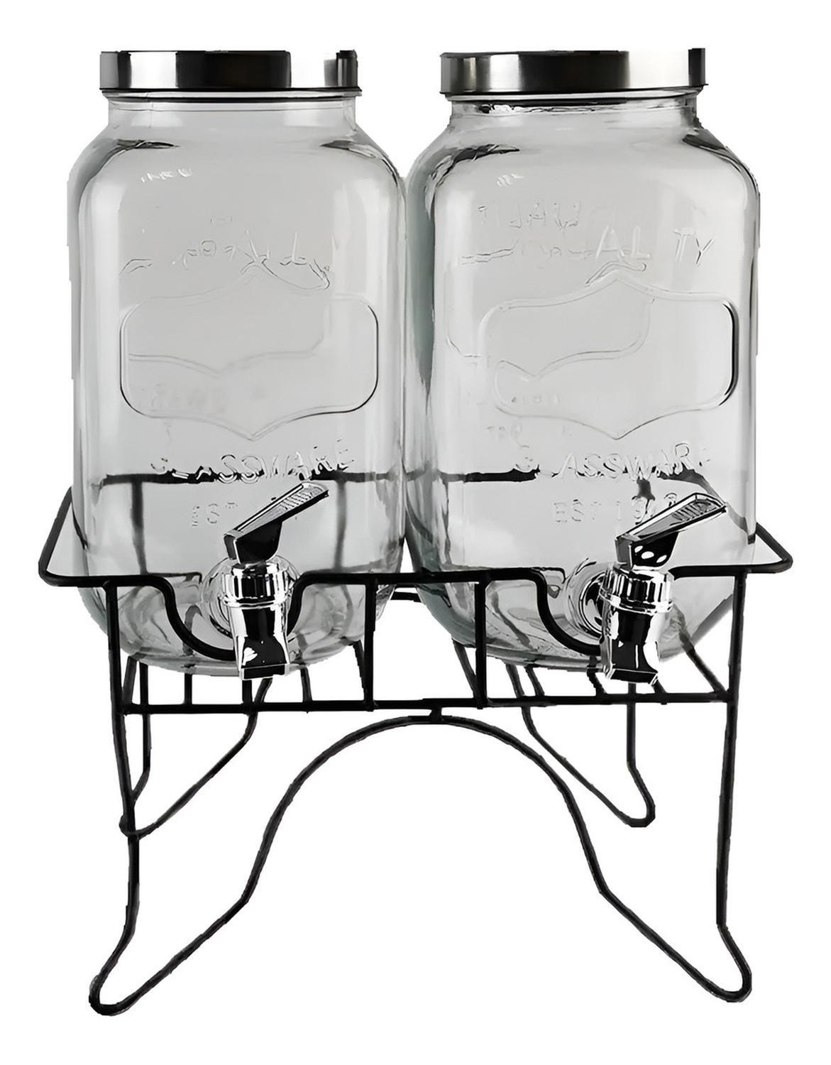 Dispensador De Bebidas Dispensadores Jugo Atril Doble 5l-4