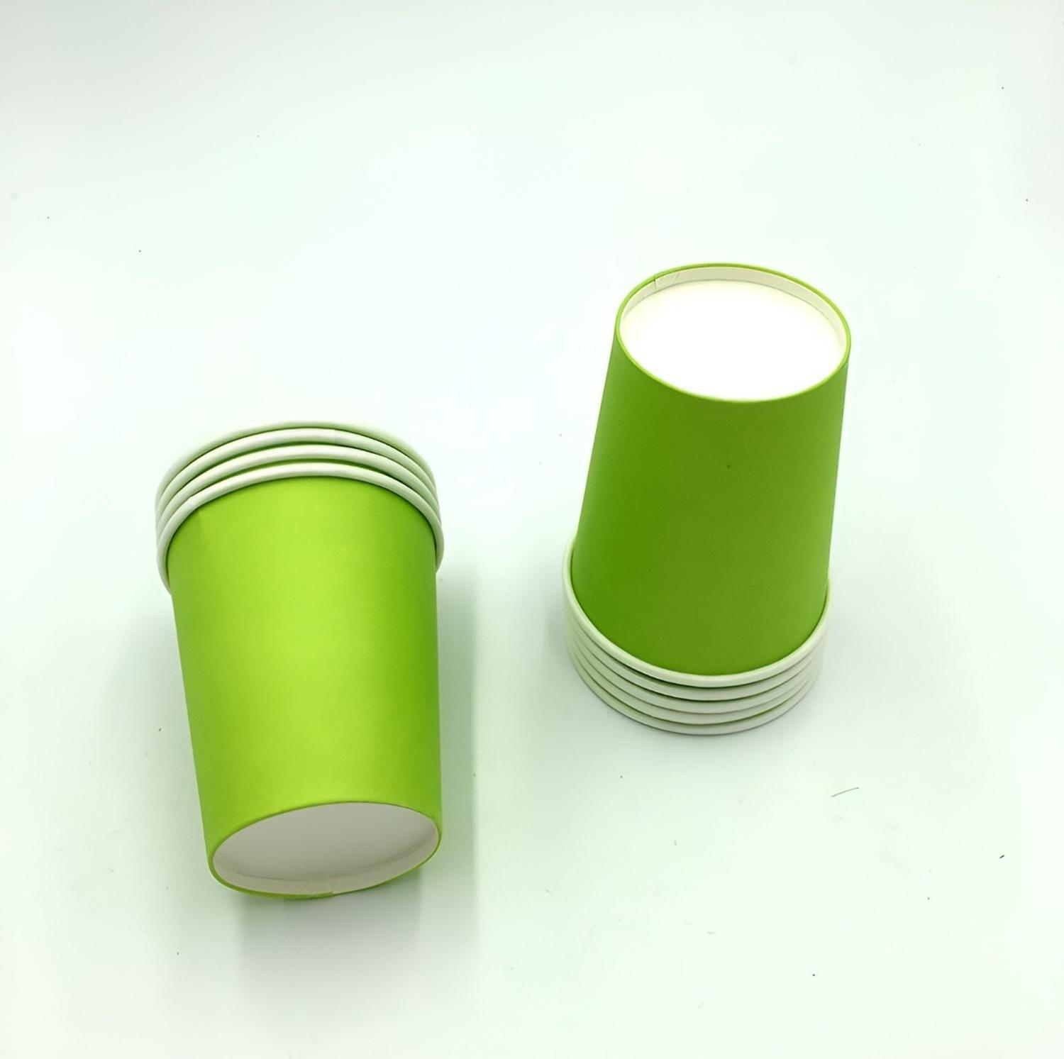 Vasos Desechables Vasos De Cumpleaños Verde 250ml-5