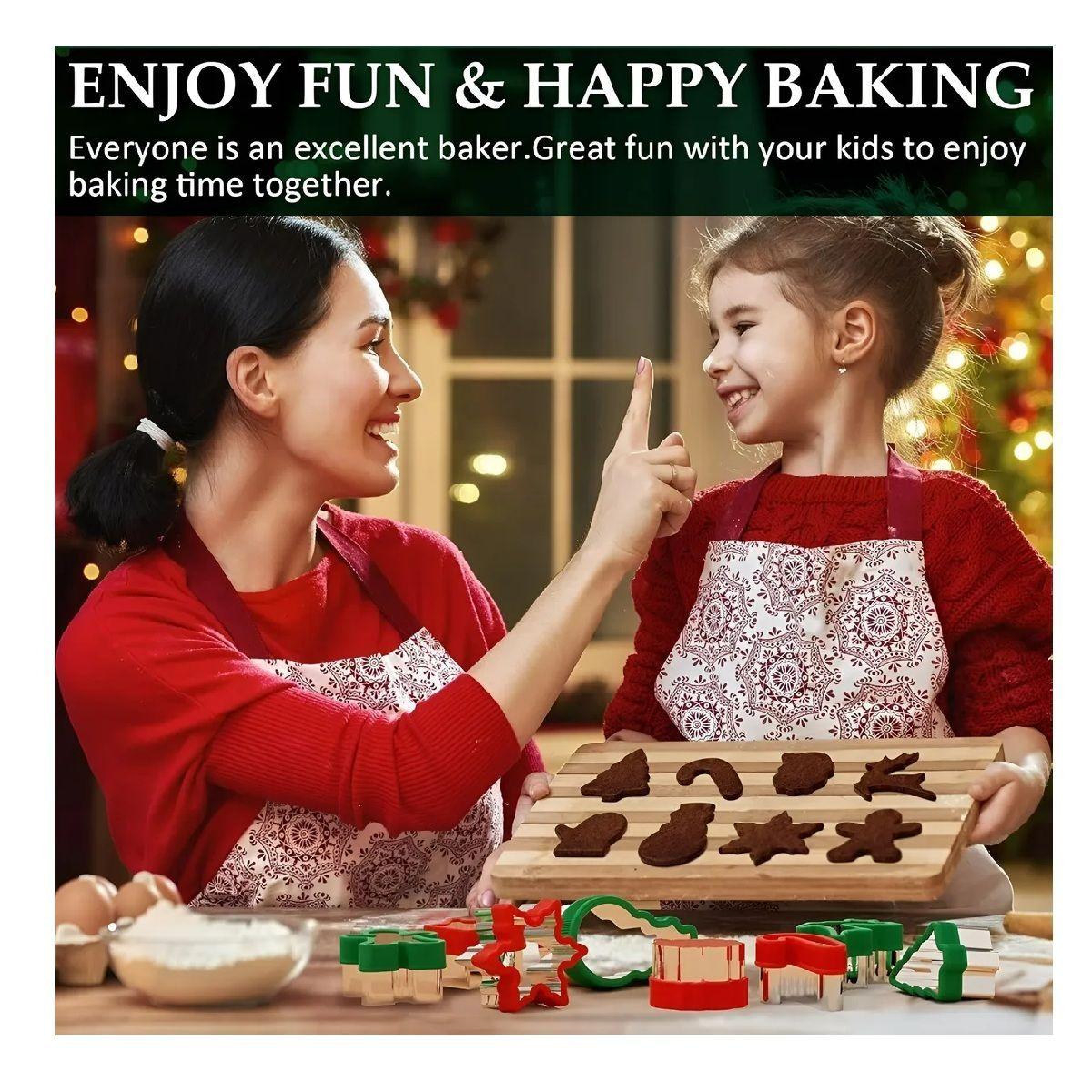 14 Moldes Para Galletas Cortadores De Galletas Navidad Árbol-3