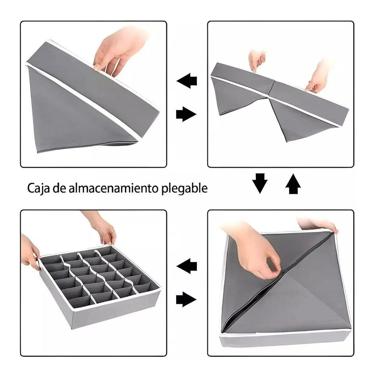 Organizador De Ropa Interior Y Medias Divisor Cajones Set X4-2