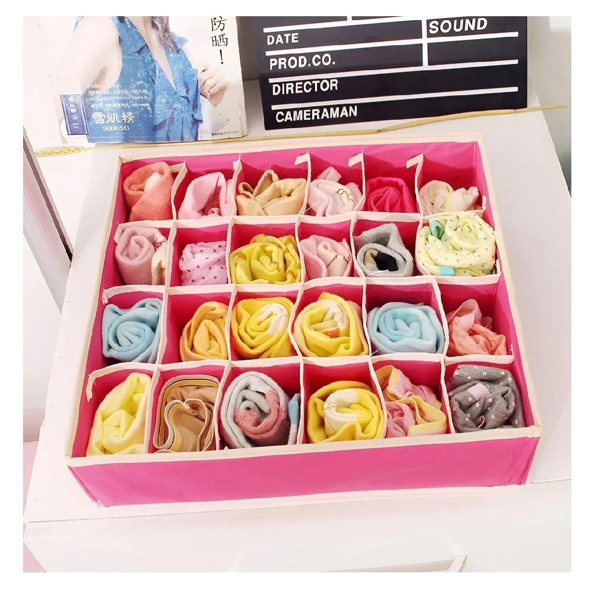 Organizador De Ropa Interior Y Medias Divisor Cajones Set X4-4