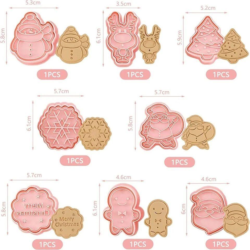 Moldes Para Galletas Cortador Galletas Cortadores Galletas Rosa-2