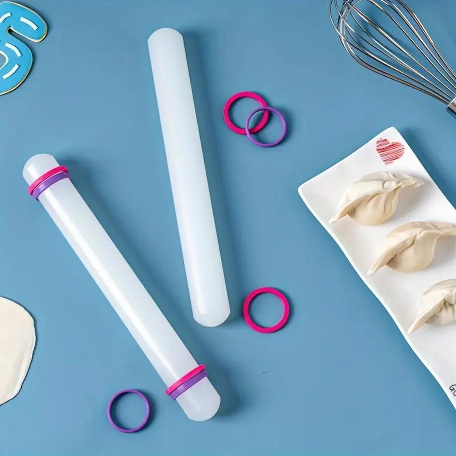 Uslero Rodillo Fondant Rodillo Para Fondant 22cm Blanco-3