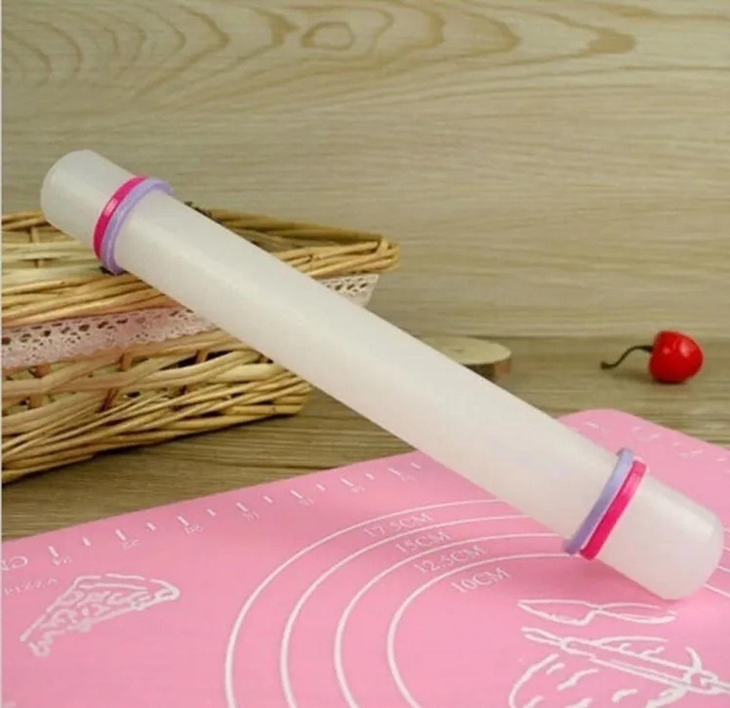 Uslero Rodillo Fondant Rodillo Para Fondant 22cm Blanco-6