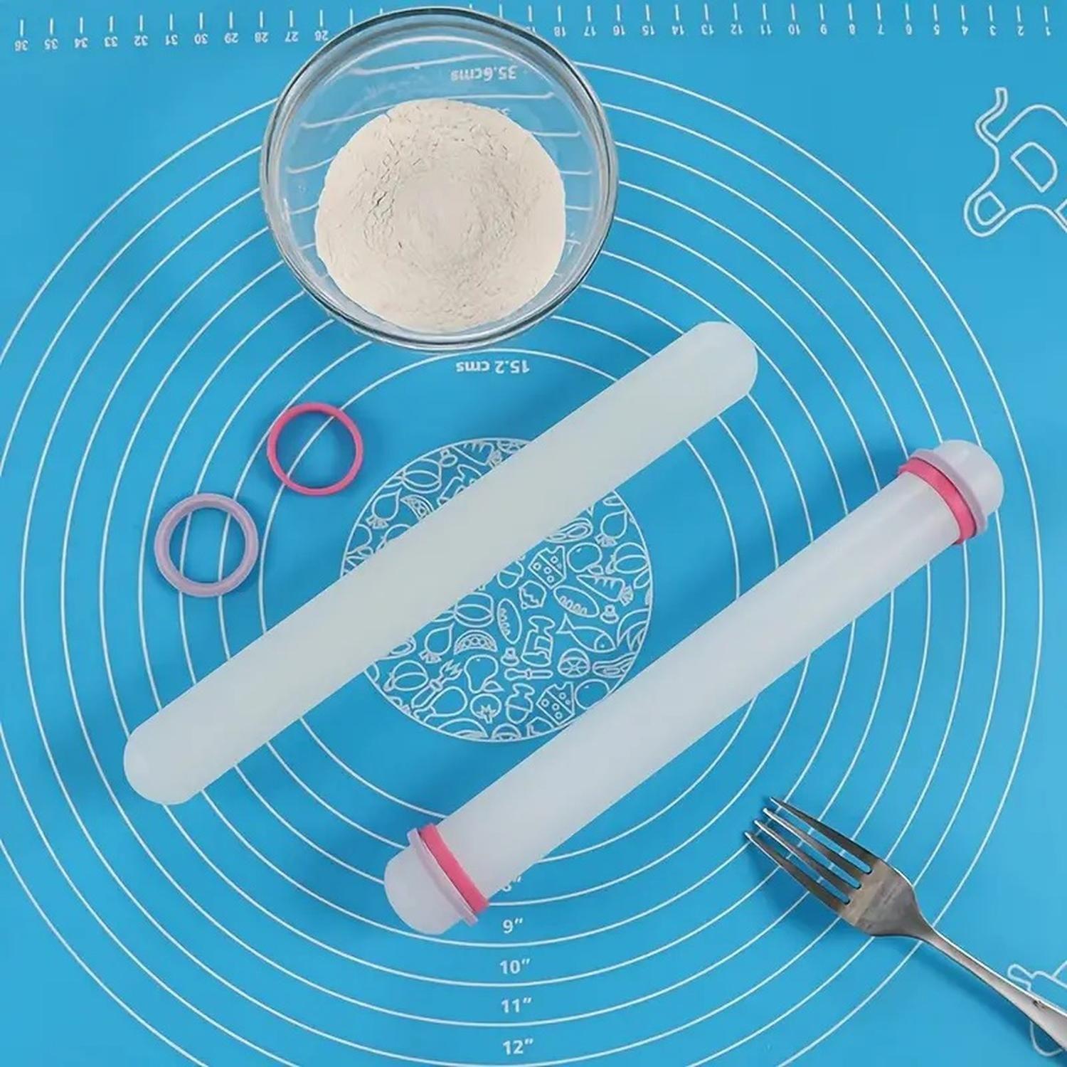 Uslero Rodillo Fondant Rodillo Para Fondant 22cm Blanco-7