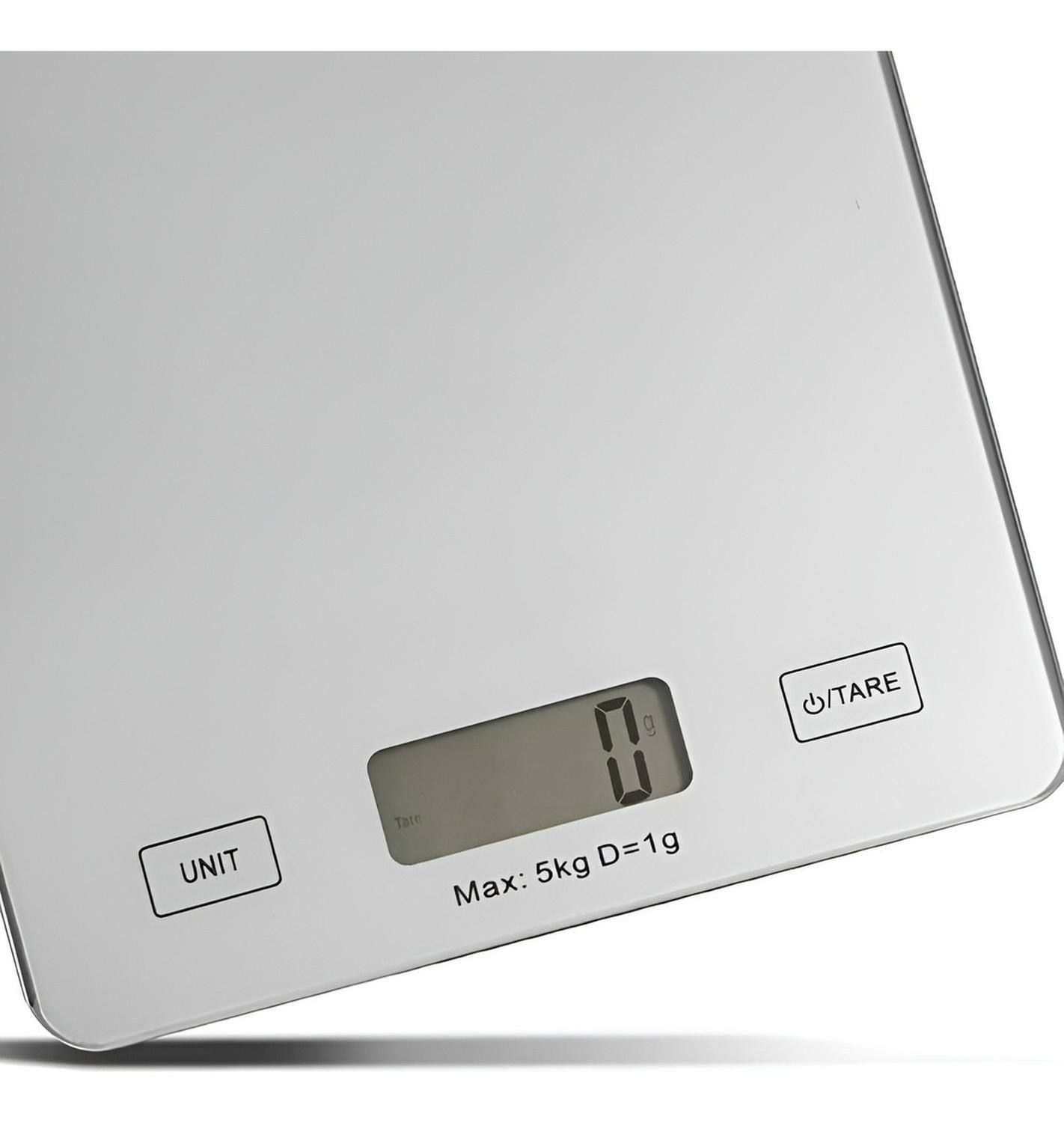 [PLAT-173623] Gramera Digital Pesa Gramera Cocina Pesa Alimentos 5kg/0.01g Plateado 5 Kg-4
