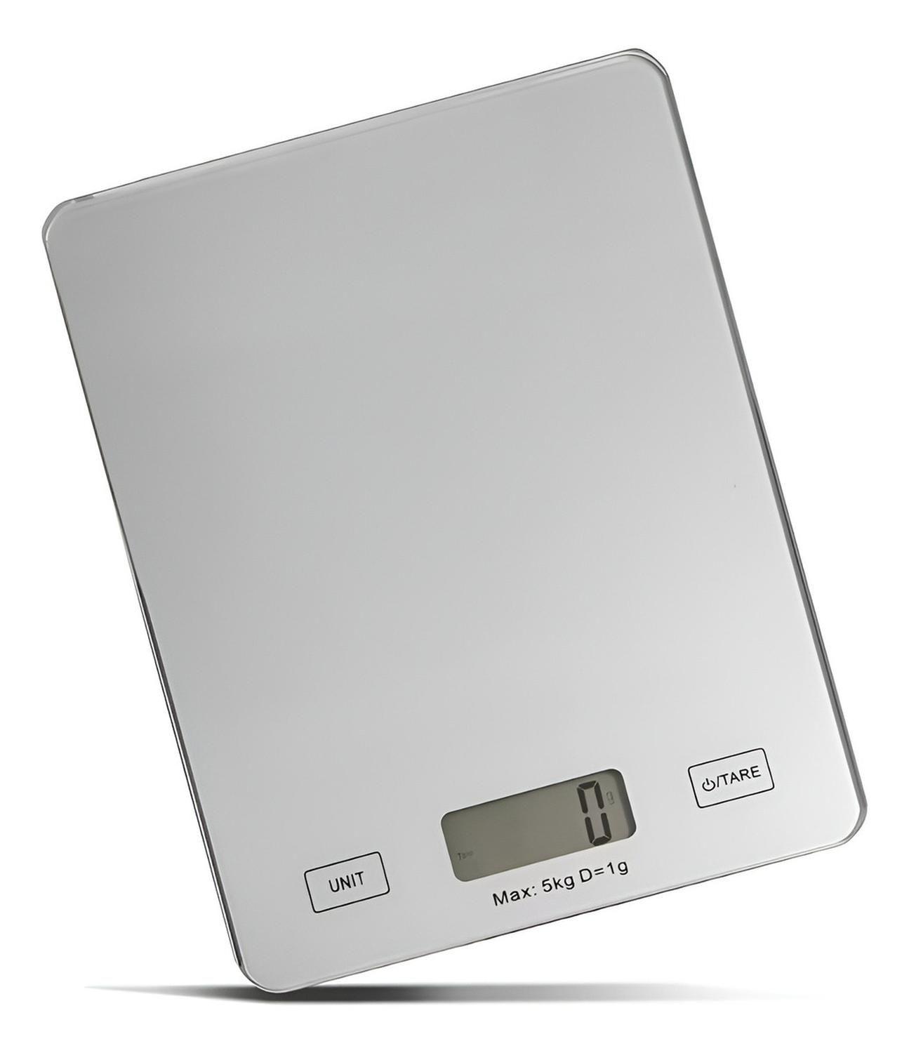 [PLAT-173623] Gramera Digital Pesa Gramera Cocina Pesa Alimentos 5kg/0.01g Plateado 5 Kg-8