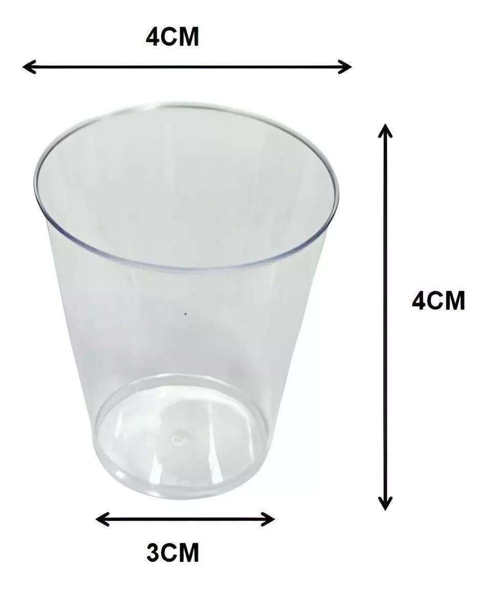 Set 200 Vasos Shot Pocillos Para Postres Vasos Plasticos 40ml-3