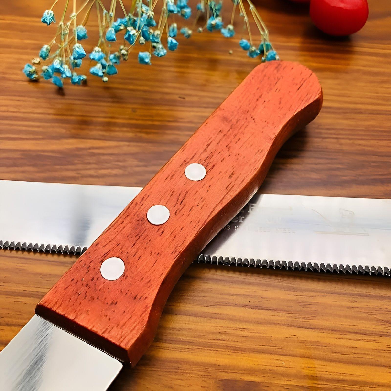 Cuchillo De Sierra Cuchillo De Torta Cuchillo De Pan Queque-5
