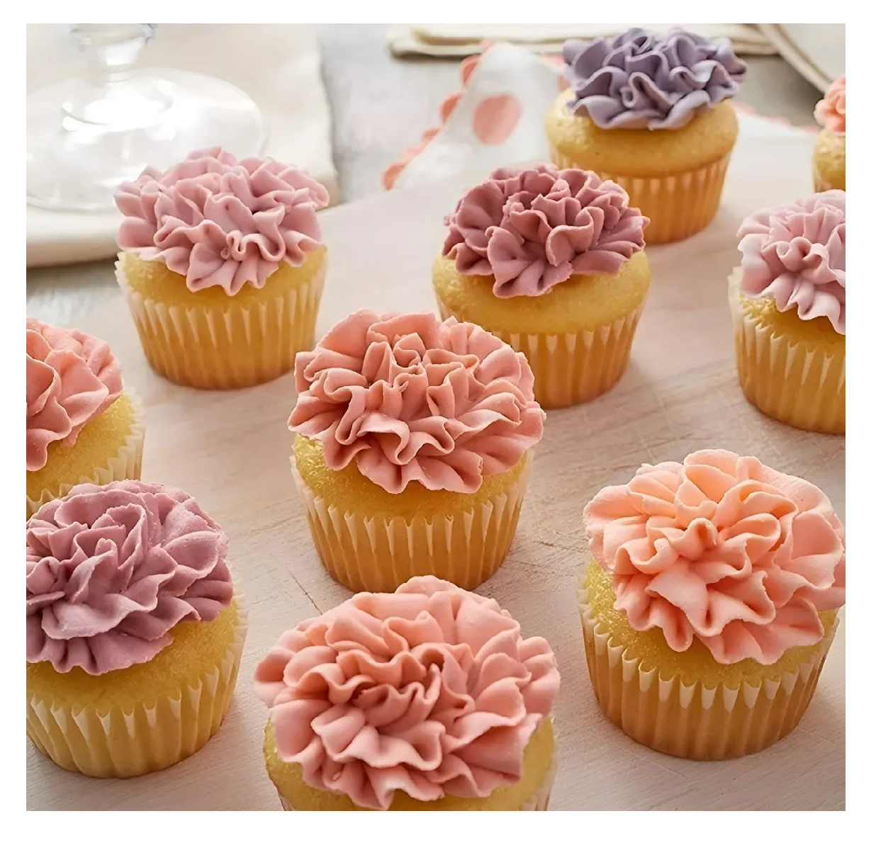 Molde Cupcakes 24 Mini Cupcakes Molde Para Tortas Reposteria multicolor -2