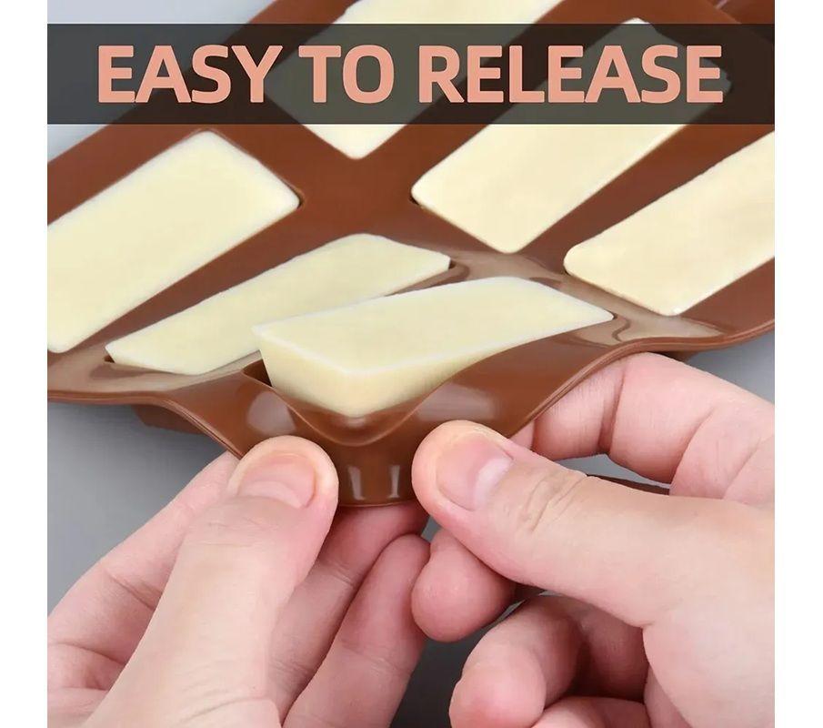 X6 Moldes Silicona Chocolate Molde De Silicona Barra Cereal Moldes Silicona Barra Chocolate Molde-4