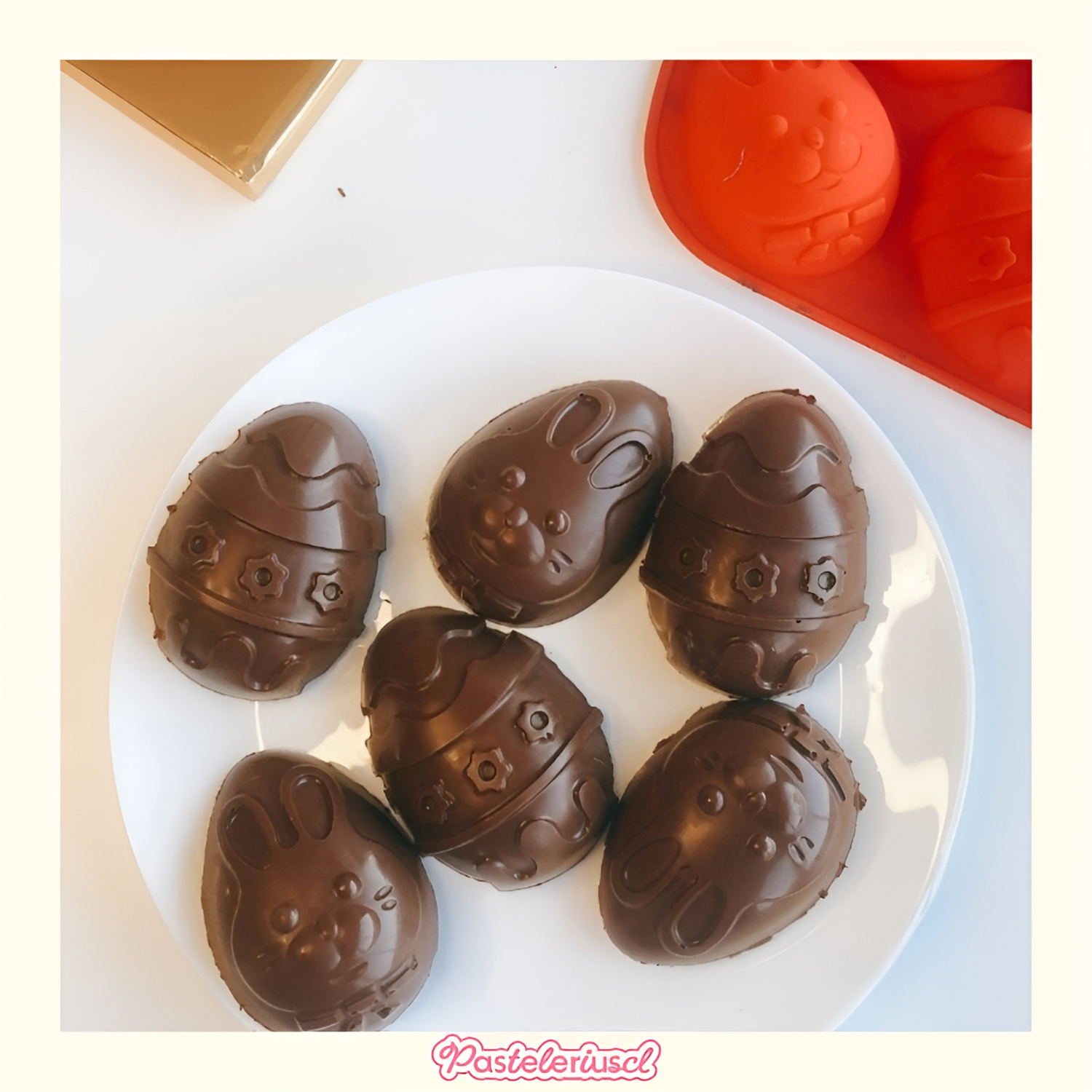 X2 moldes para reposteria 3D moldes silicona huevos de pascua antiadherente-6