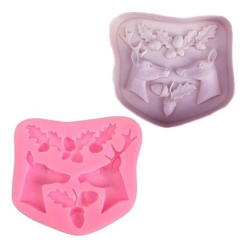 Molde De Silicona Molde Reno Molde Fondant Bellota Reno 2321-1