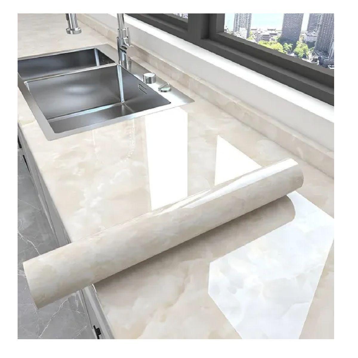 Papel Para Pared Papel Mural Pvc Autoadhesivo Marmol 10mts-7