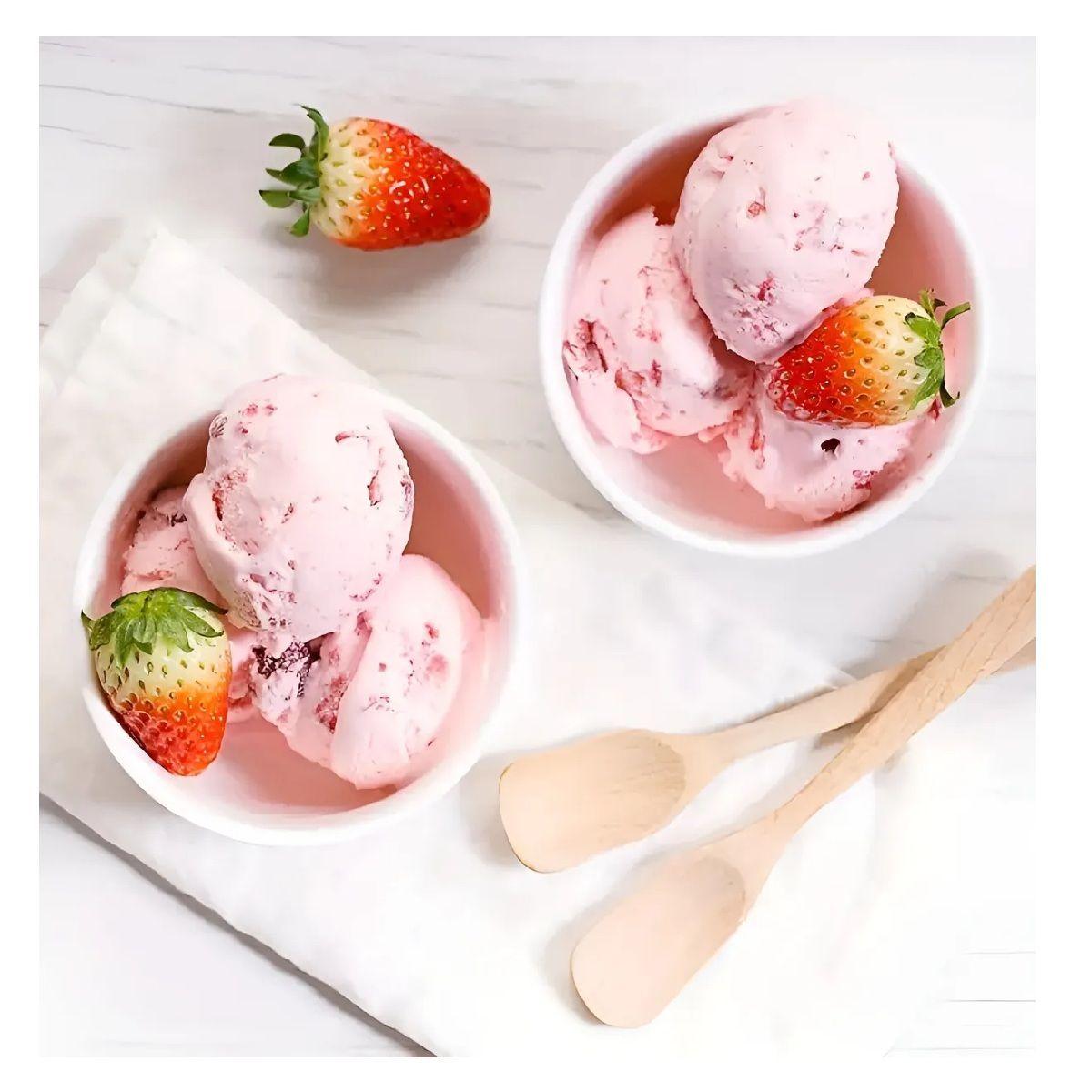 200 Vasos Polipapel Helado Vasos Desechables Pote Helado 4oz Blanco / Pote Helados 4oz-6