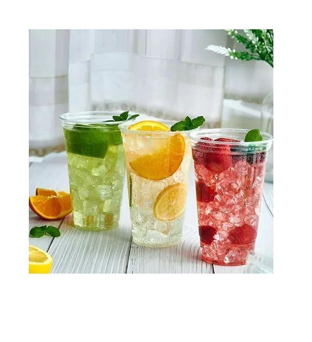 100 Vaso Plastico Desechable Vasos Transparentes 16oz 500ml-6