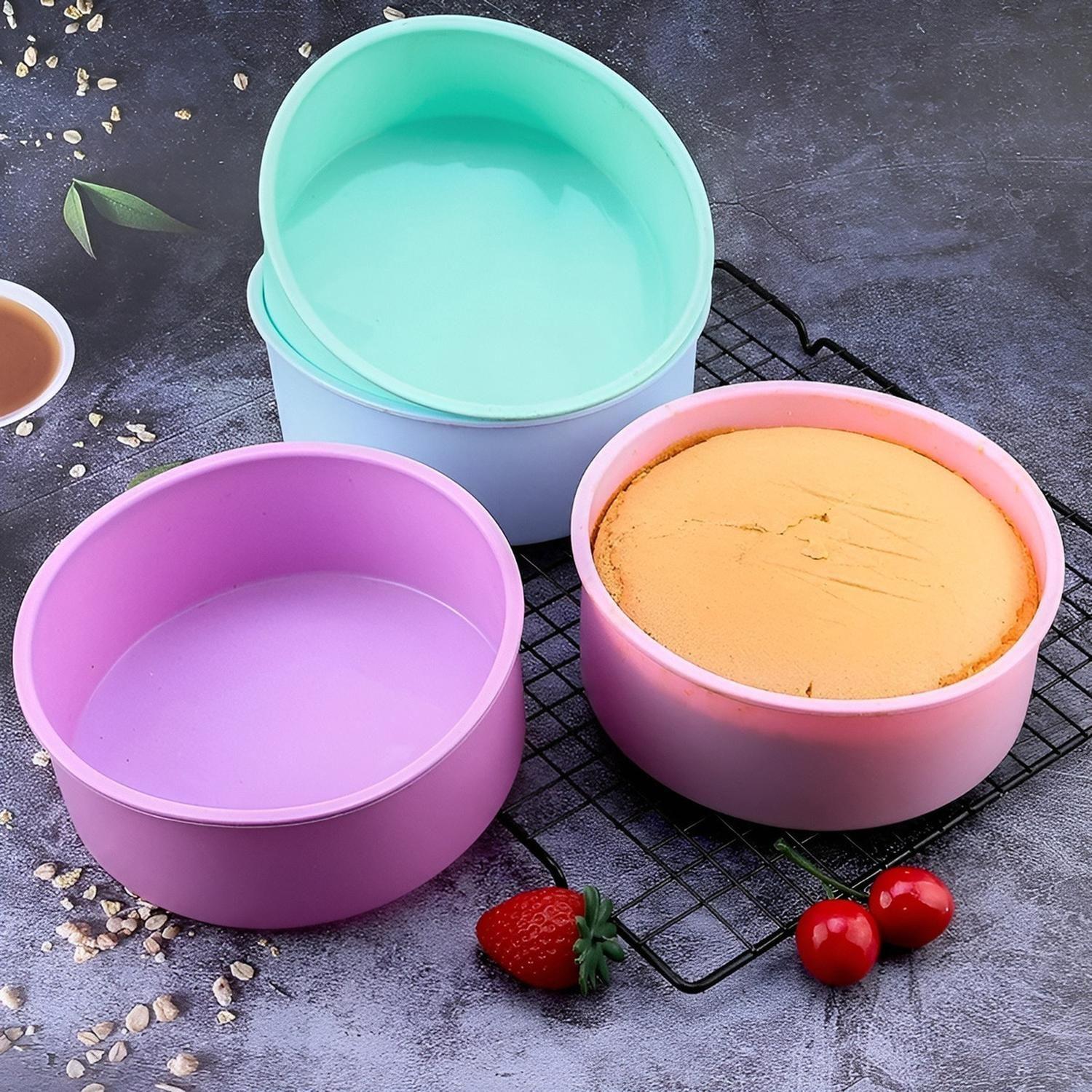 Molde Silicona Molde De Torta Molde De Silicona Mini Redondo Multicolor / Pequeño 20cm-4