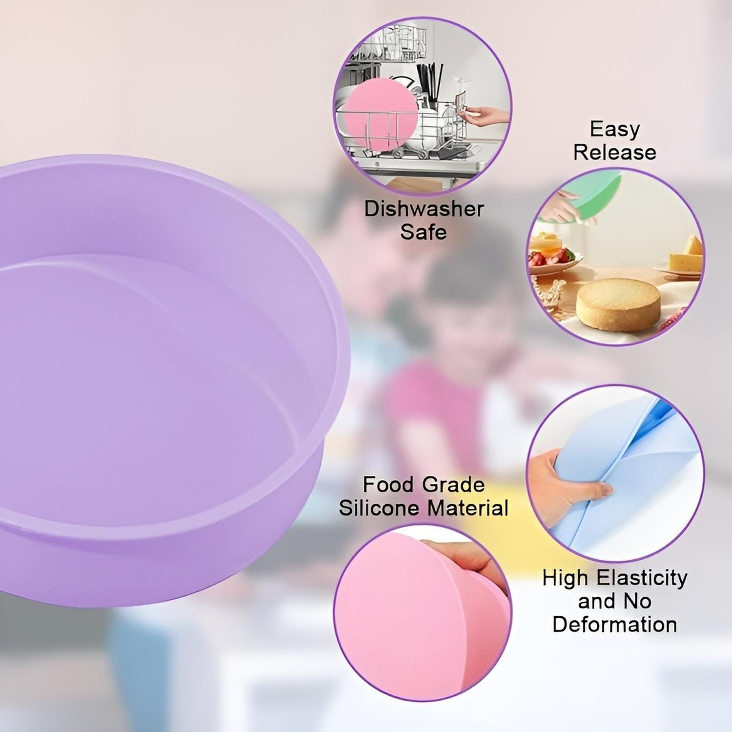 Molde Silicona Molde De Torta Molde De Silicona Mini Redondo Multicolor / Pequeño 20cm-9