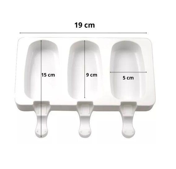 Molde Helado Silicona Molde Silicona Molde Para Helados 3cav-2
