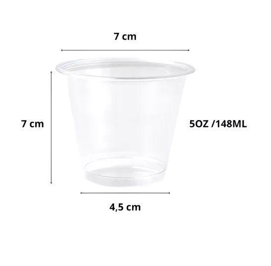 50 Vaso Plastico Vasos Desechables Vaso Pequeño 5oz 148ml-1