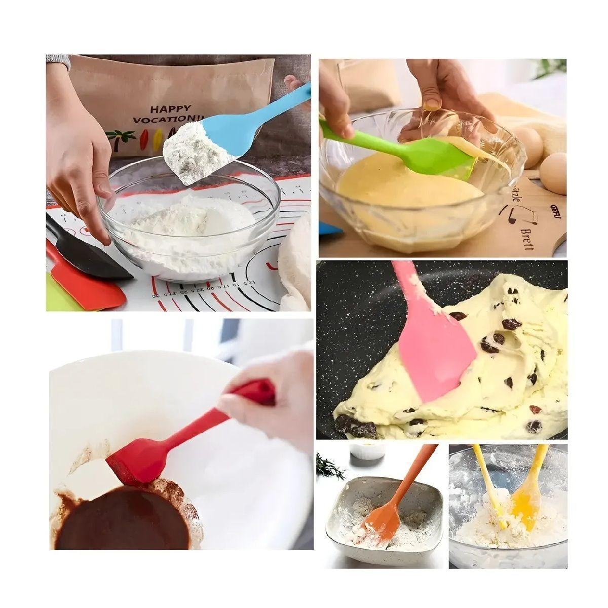 2 Mezquino Silicona Espatula Silicona Espatula Reposteria Multicolor / Mezquino Silicona-6