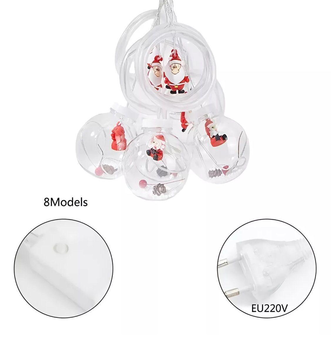 Cascada Luces Cascada Navideñas Luces Navidad Cascada Guirnaldas Navidad Guirnalda Aros Bolas 3mts-3