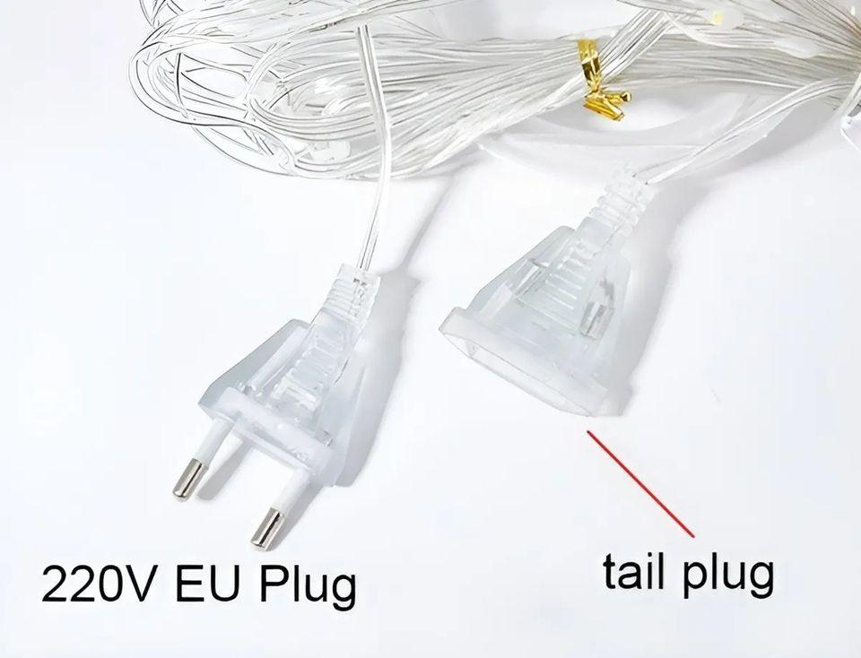 Cascada Luces Cascada Navideñas Luces Navidad Cascada Guirnaldas Navidad Guirnalda Aros Bolas 3mts-4