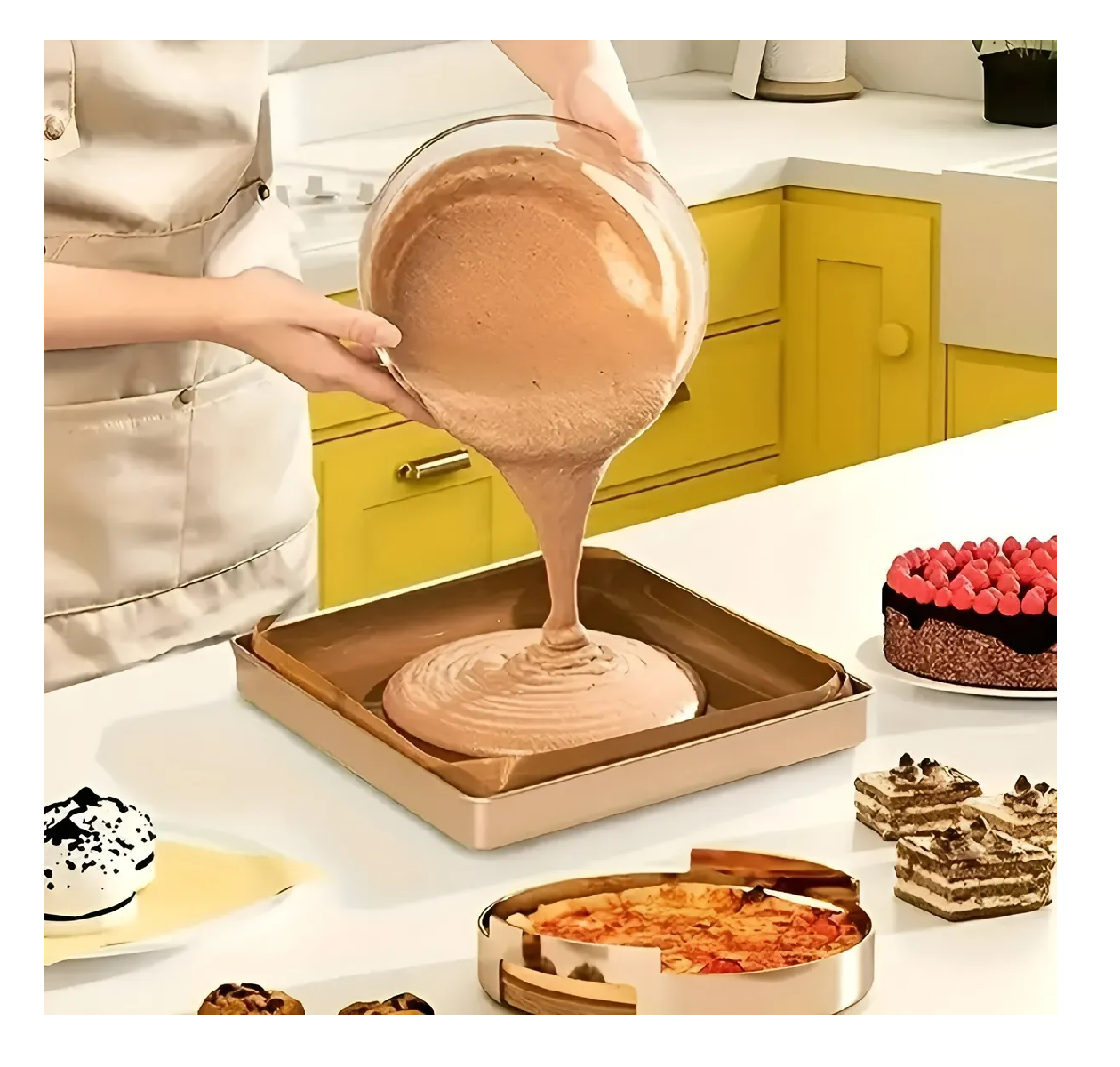 Lamina Teflon Horno Lamina Antiadherente Teflón Mat 60x40cm Teflon Silpat Para Horno Lamina Tapete-5