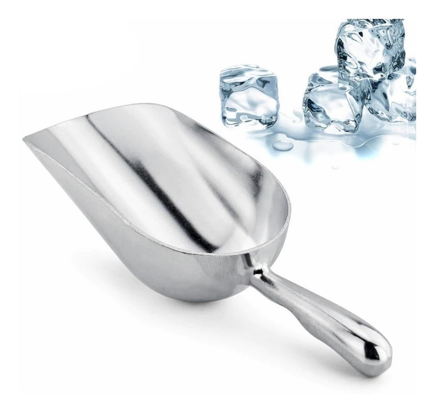 2 Poruña Cuchara Medidora Cucharas Medidoras Pala Para Hielo Gris 6011-9
