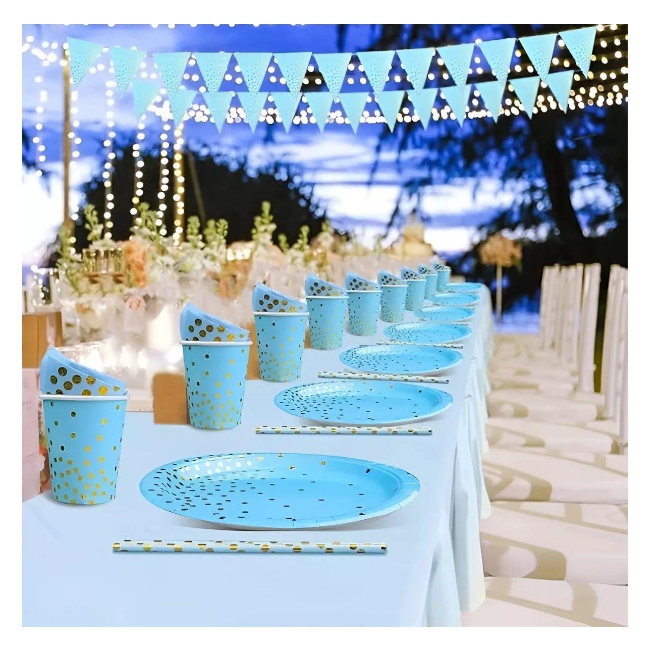 X20 Vasos Desechables Decoracion Fiestas Servilletas Platos-1