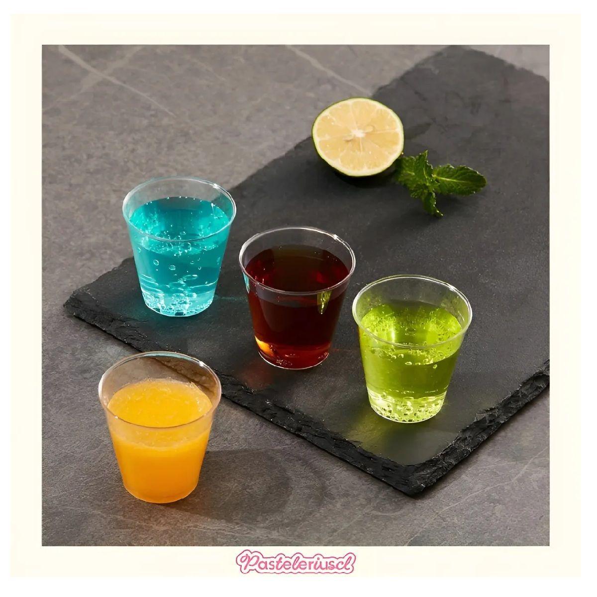 X200 Vasos Plasticos Pocillos Para Postres Vaso Shot 30ml Transparente / Pocillos Para Postres / 40m-7